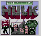 The Incredible Hulk screenshot 2 for Sega Game Gear